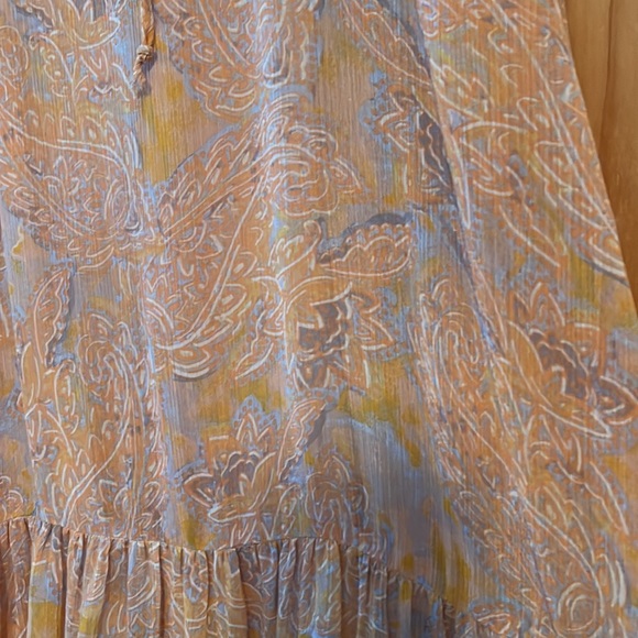 Red Dress Aura Flowy Paisley Dress- Size Small - Picture 3 of 3
